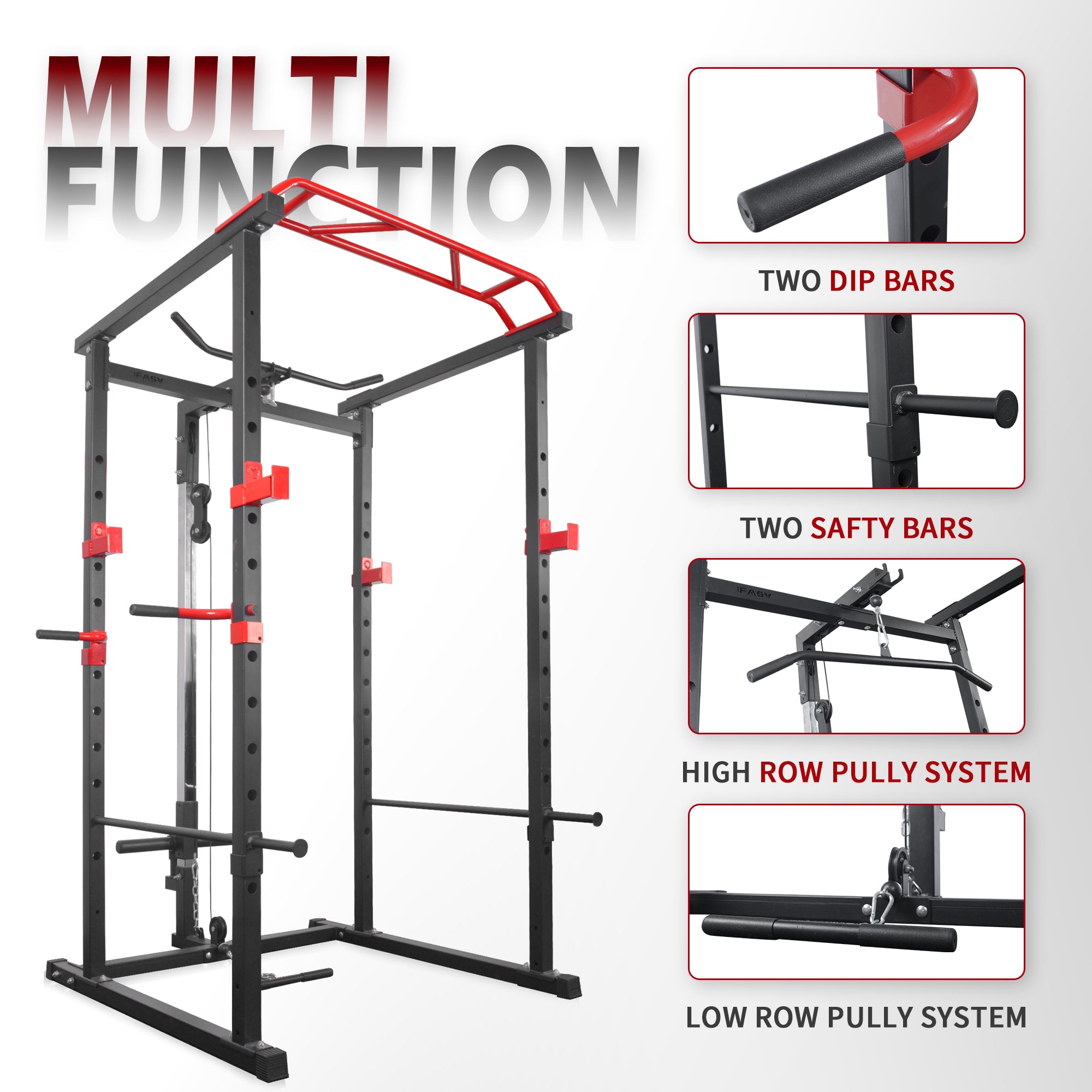 IFAST Power Cage With LAT Pulldown Cable Attachment
