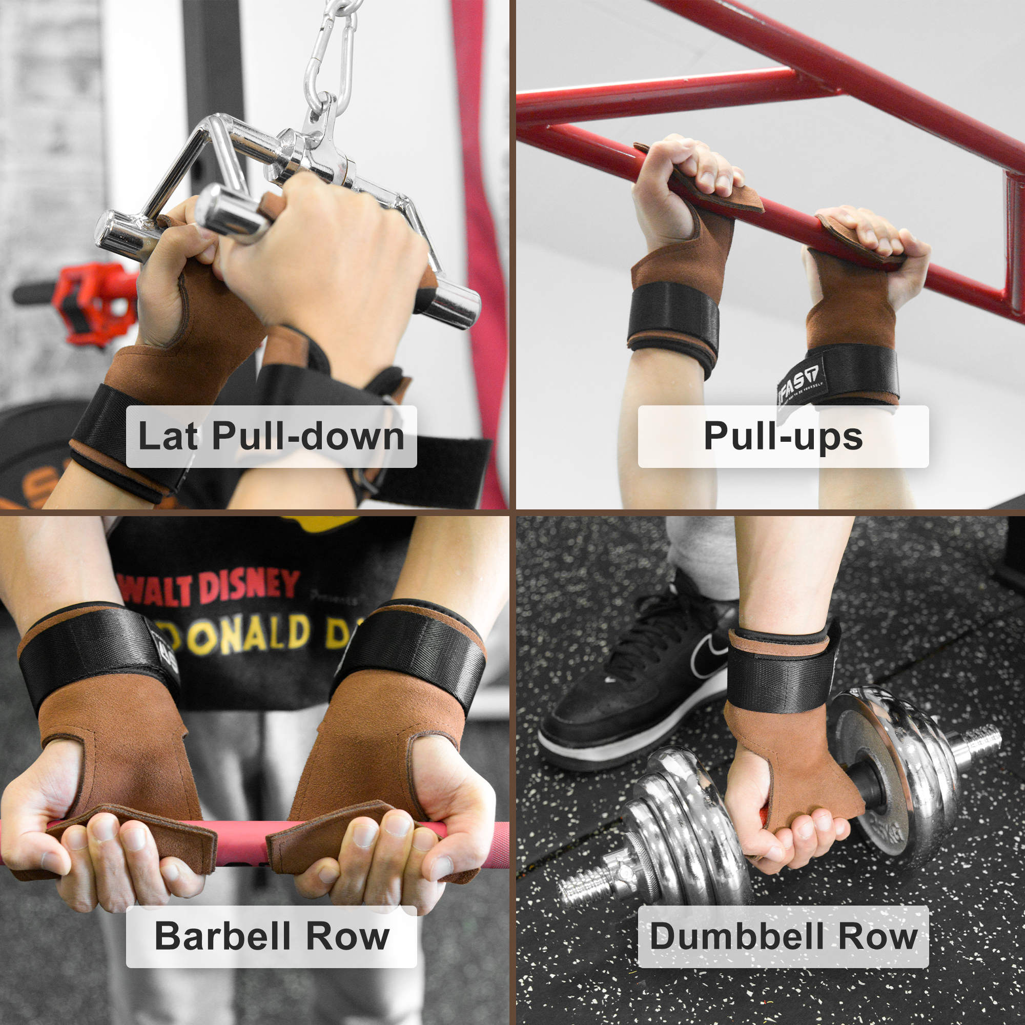 workout with lifting hooks