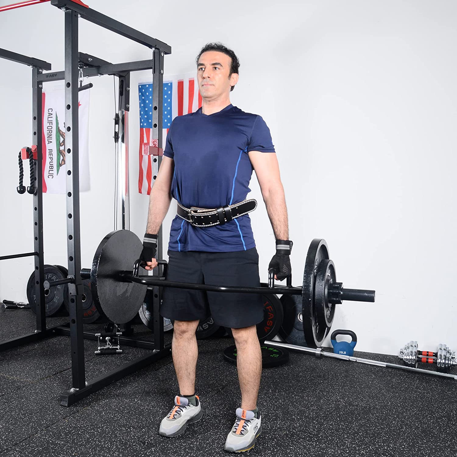 trap bar deadlift
