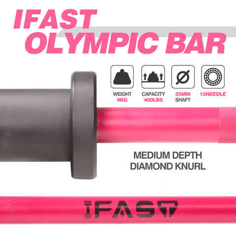 IFAST pink Olympic bar