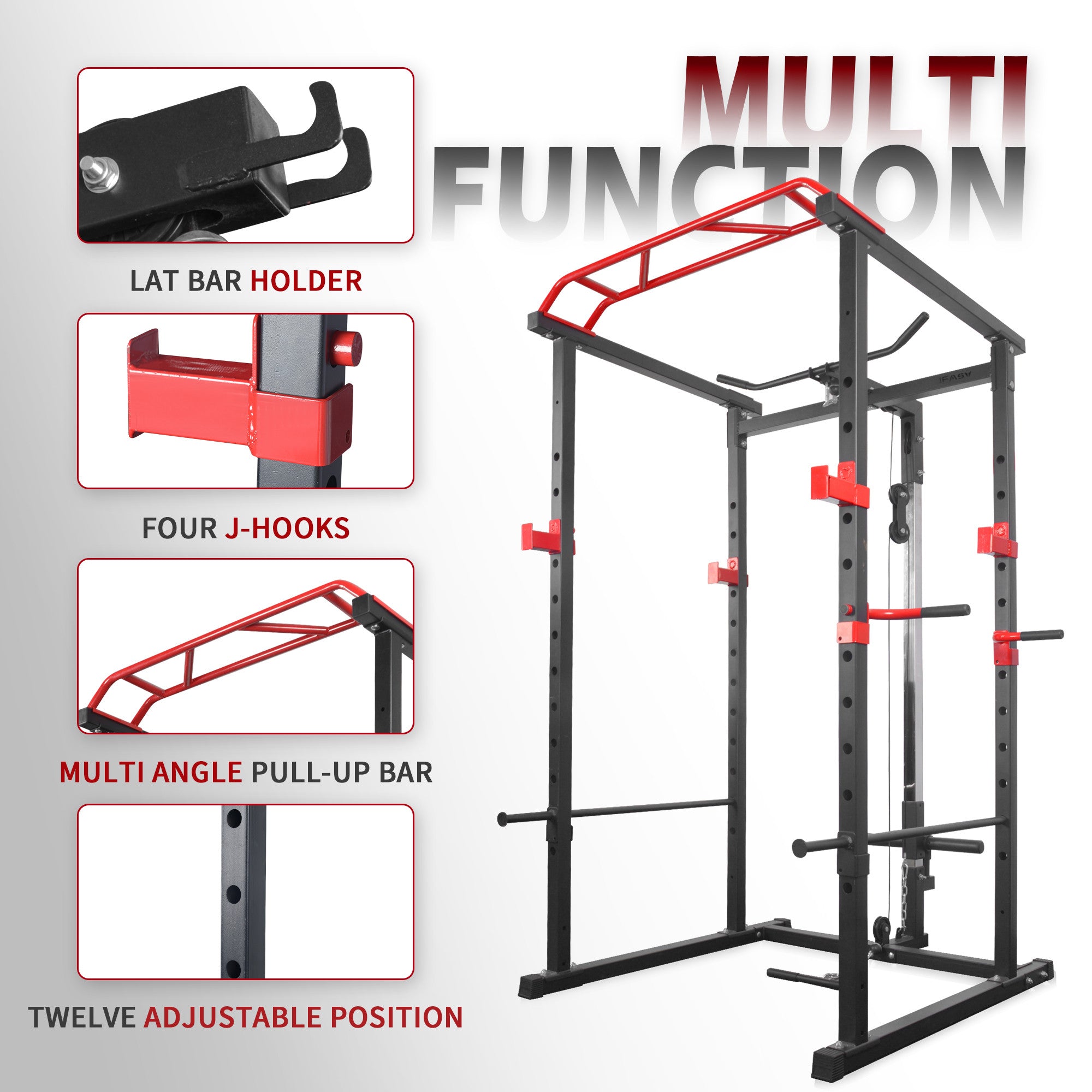 Muti function power rack 