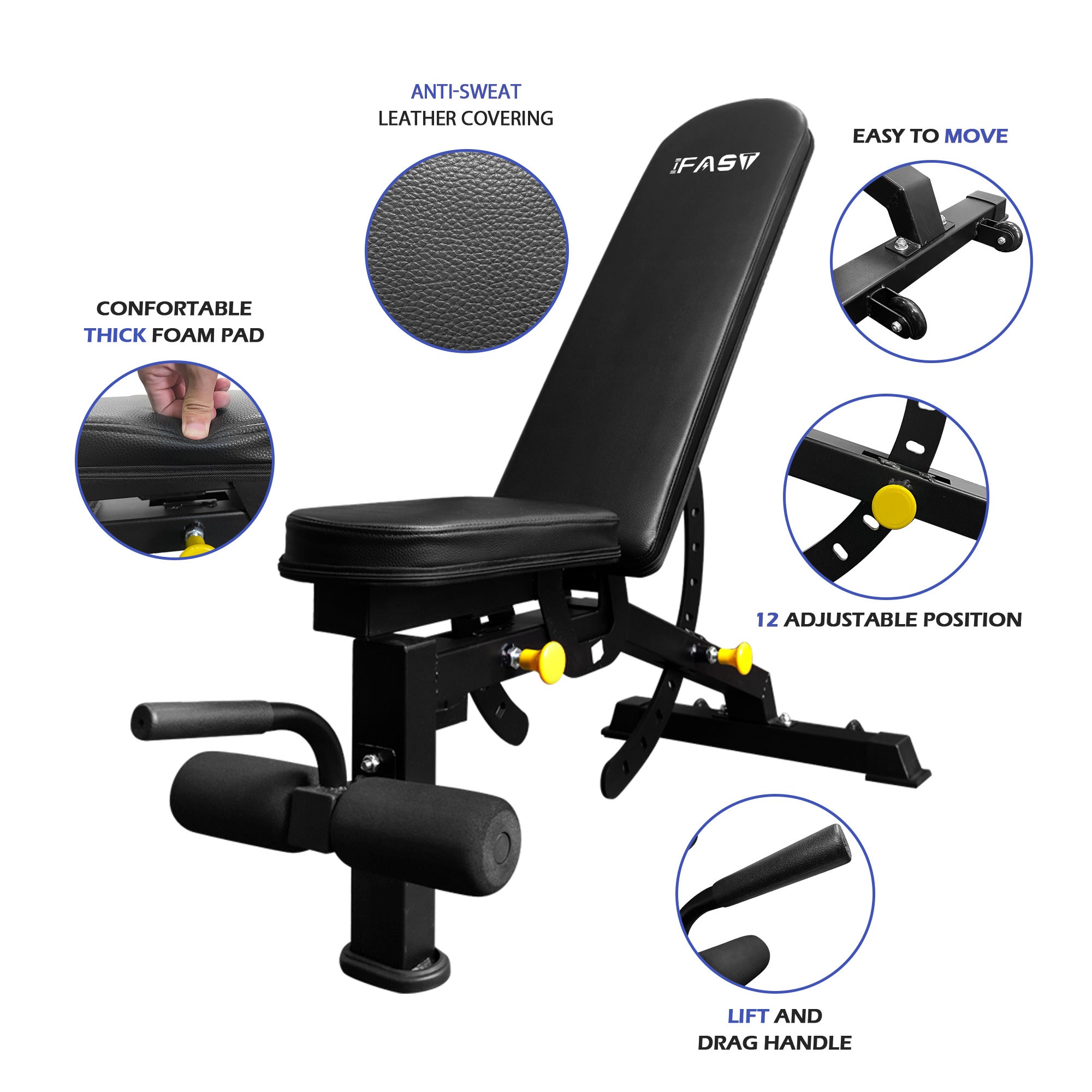 IFAST black weight bench