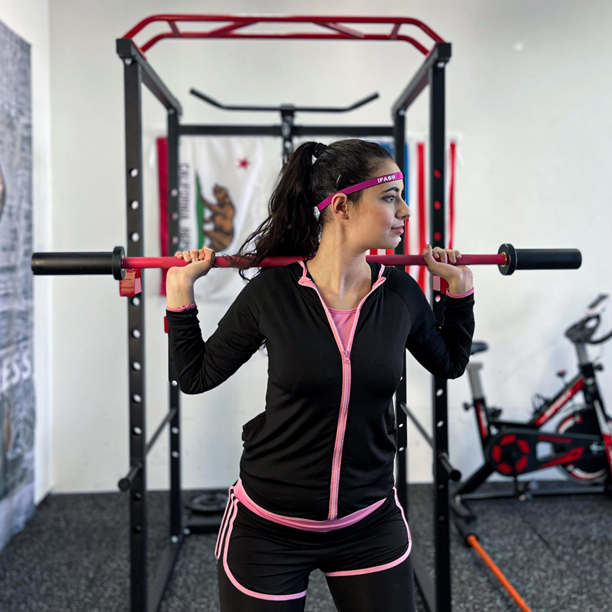 IFAST Pink short barbell