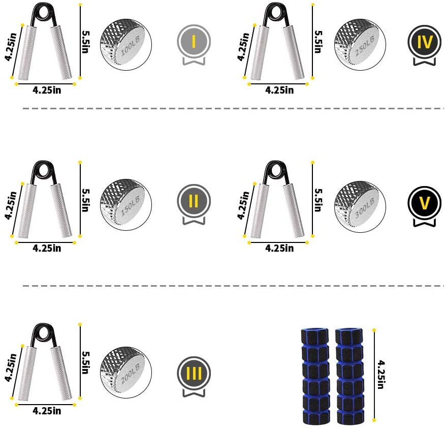 IFAST best hand grippers size