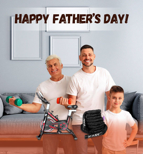 IFAST Exercise Bike & Battle Rope for Father's Day Giveaway!
