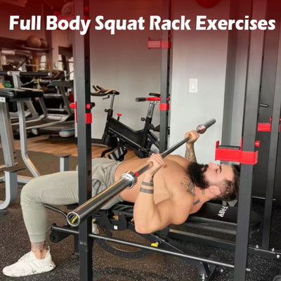 Best 5 Squat Rack Exercises | Full Body