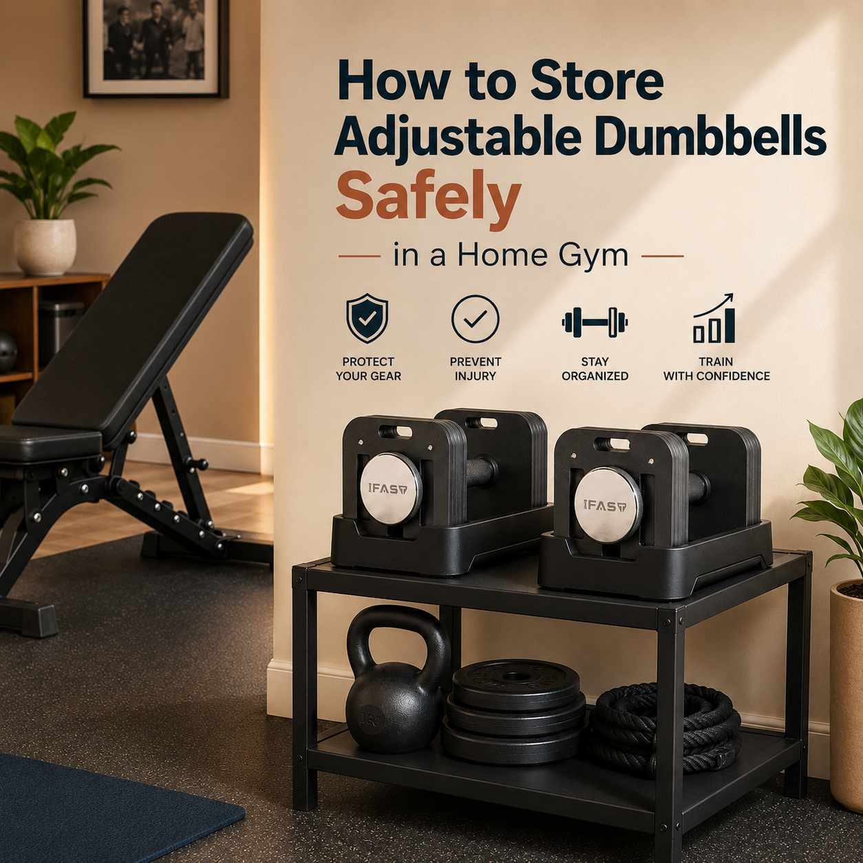 How to Store Adjustable Dumbbells Safely