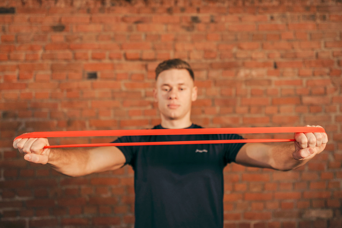 resistance band chest workout