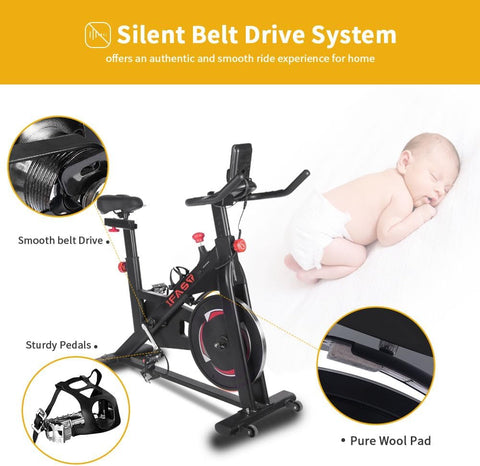 silent exercise bike