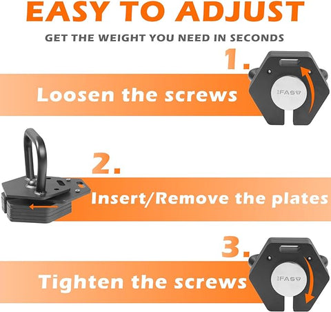 Adjustable Kettlebell easy to adjust