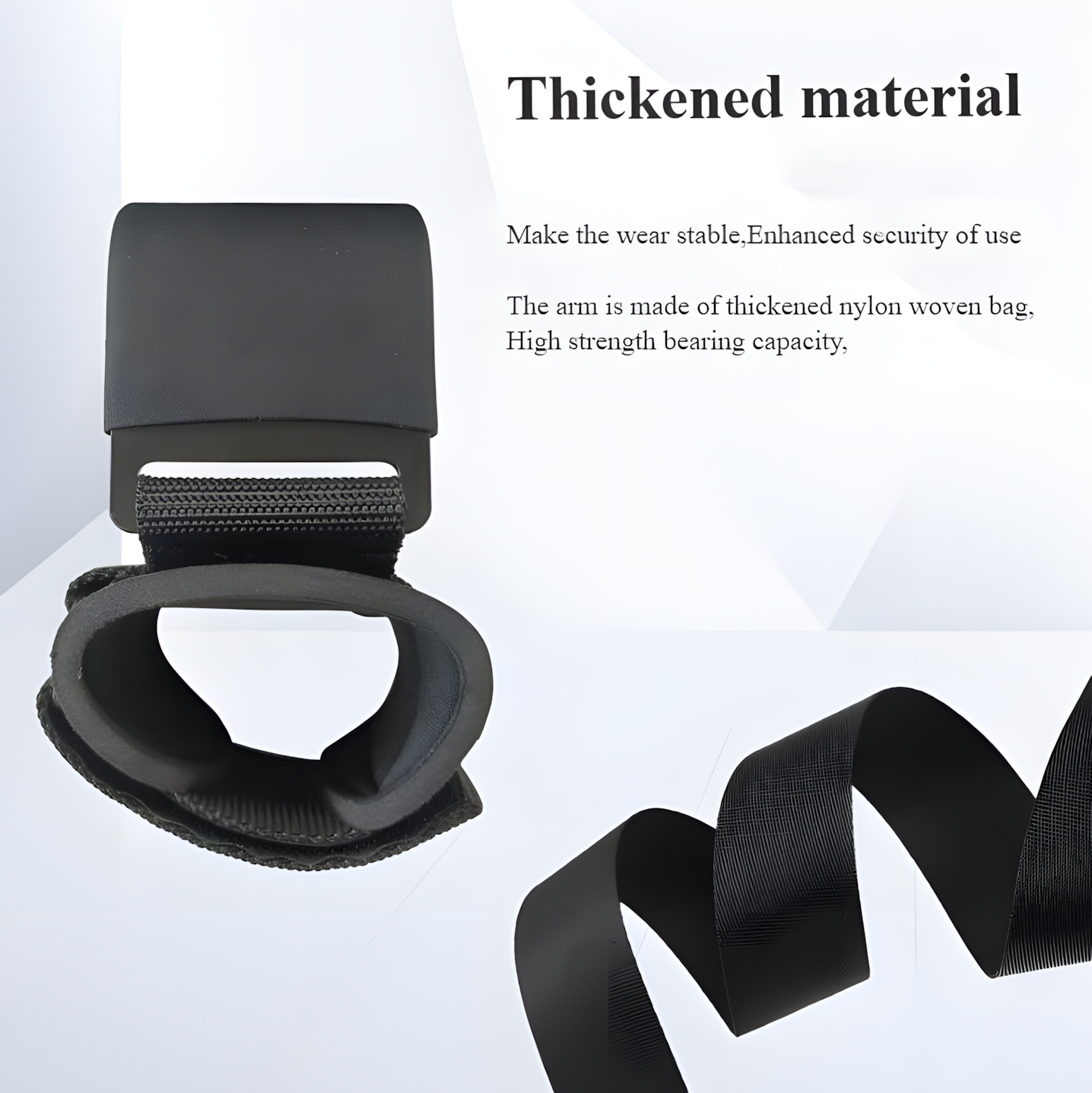 lifting hooks thickened material
