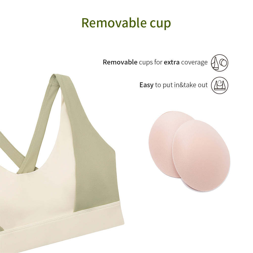 IFAST sports bras with removable cup