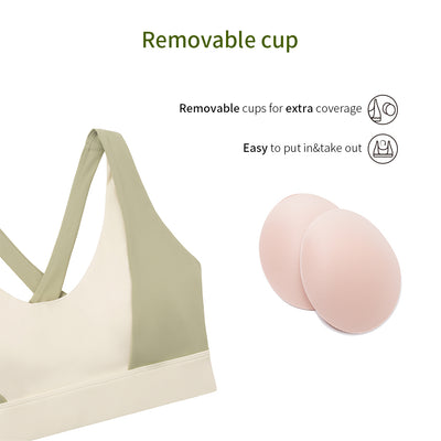 IFAST sports bras with removable cup