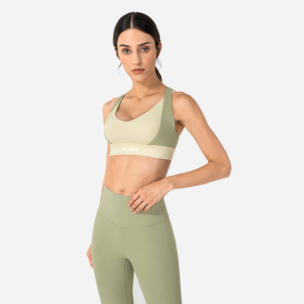 IFAST Sports Bra Criss-Cross Back Padded
