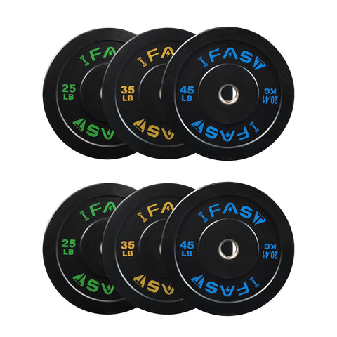 IFAST Olympic Bumper Weight Plates