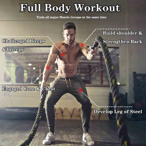 IFAST battle rope full body workout