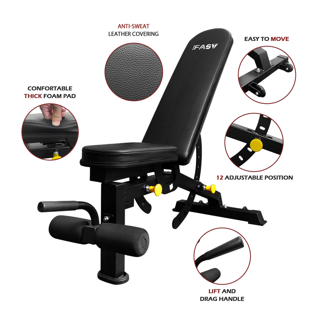 FID black weight bench