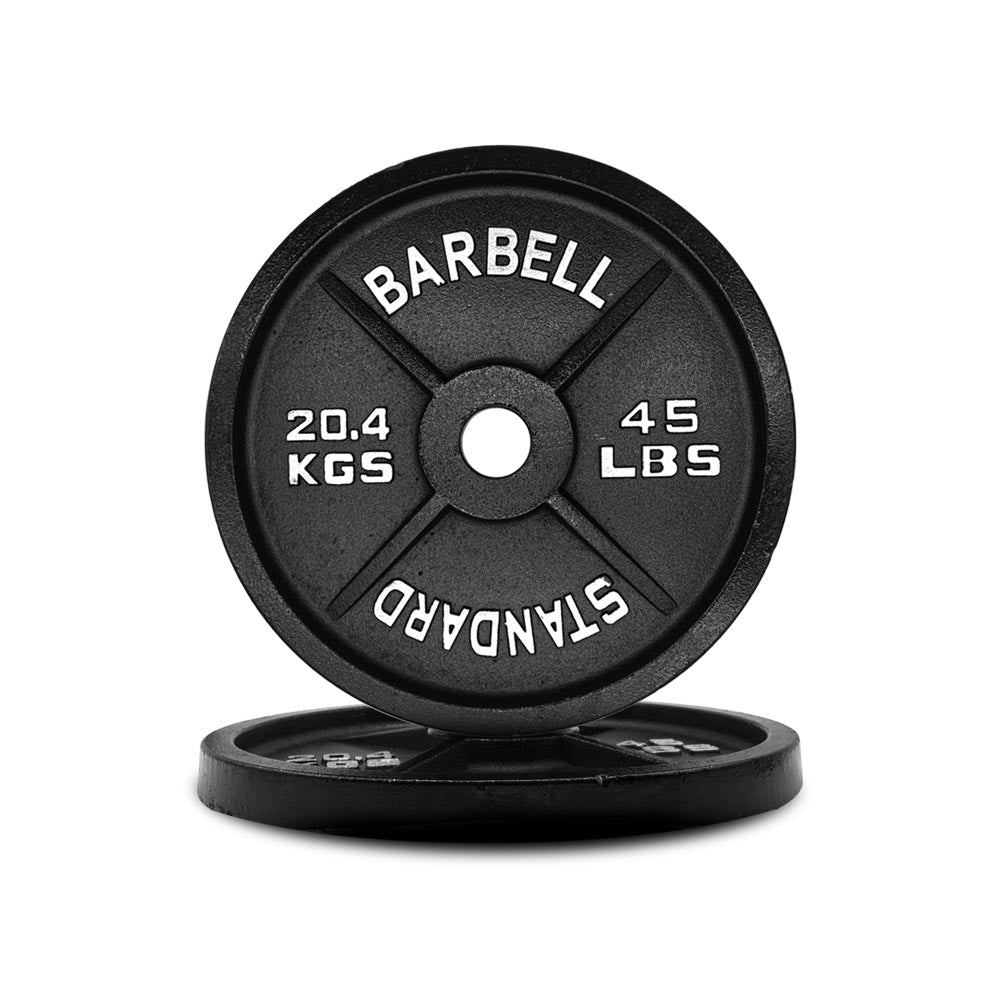 45 lbs cast iron weight plates