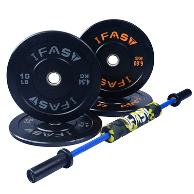 IFAST Barbell Glute Set With Bench