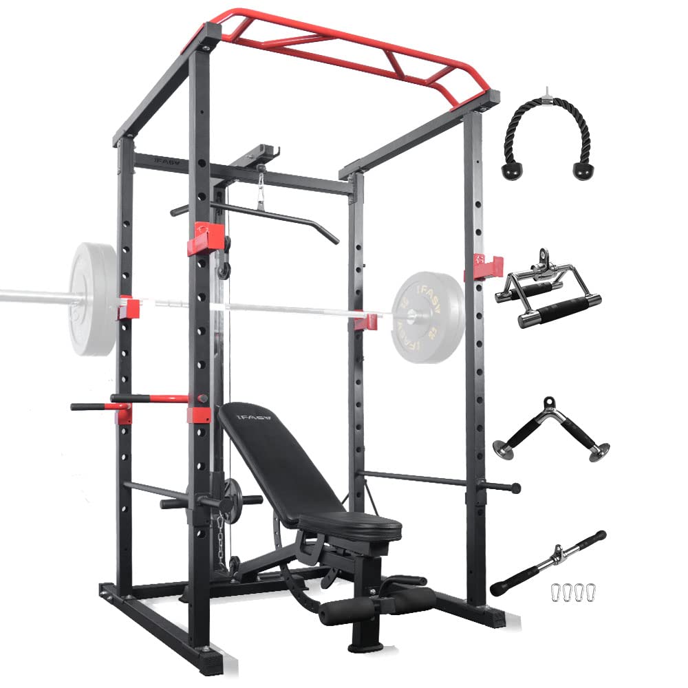 IFAST squat rack with cables