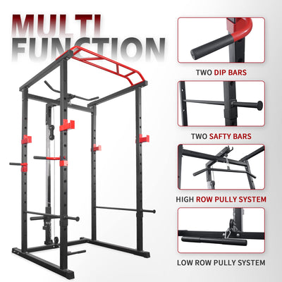IFAST black and red power rack