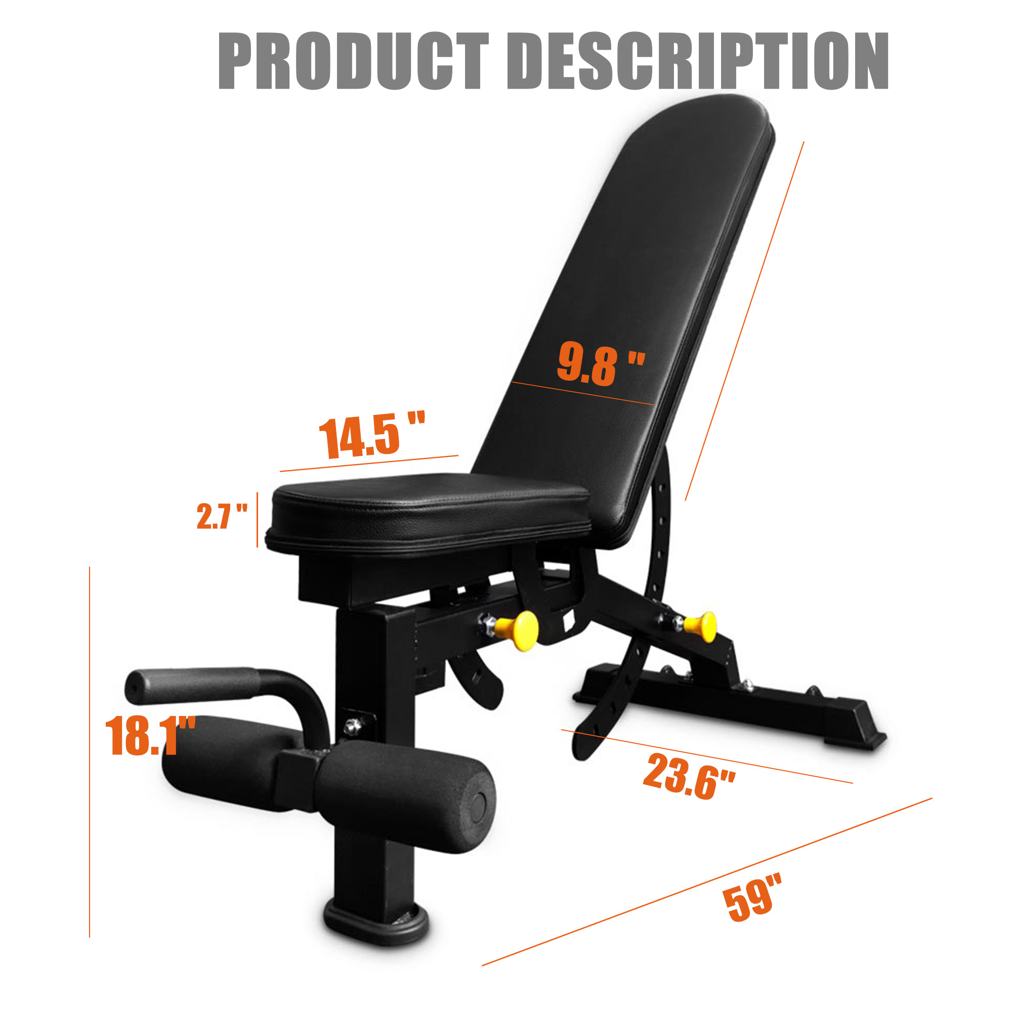 IFAST weight bench size