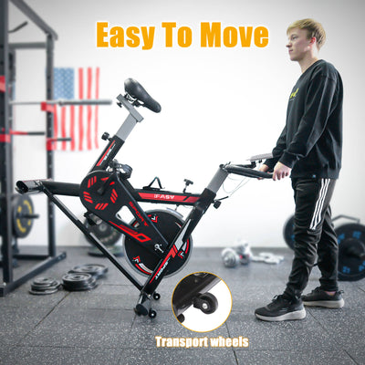 Exercise bike easy to move