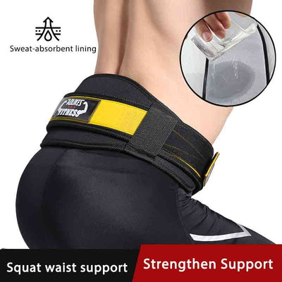 Weightlifting belt with sweat-absorbent lining