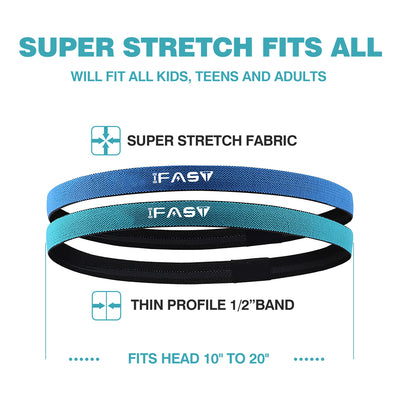 IFAST sports headbands with super stretch fabric