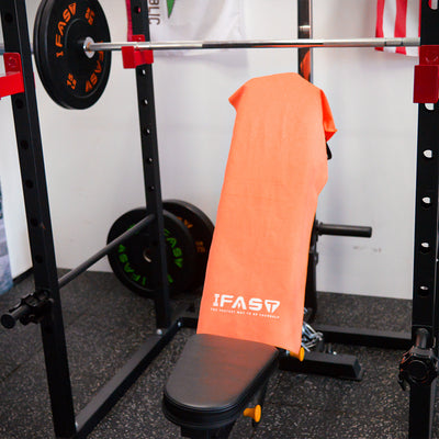 orange workout towels ifast