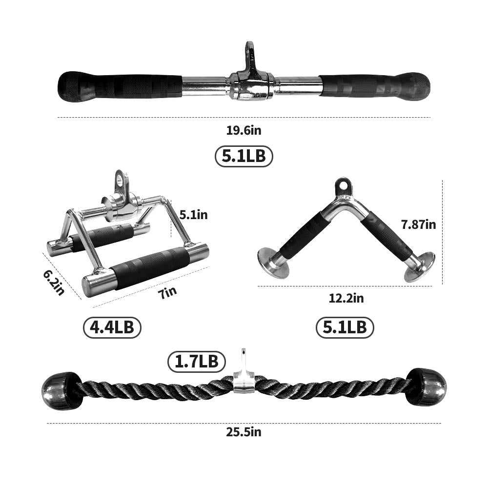 lat pulldown attachment demension IFAST