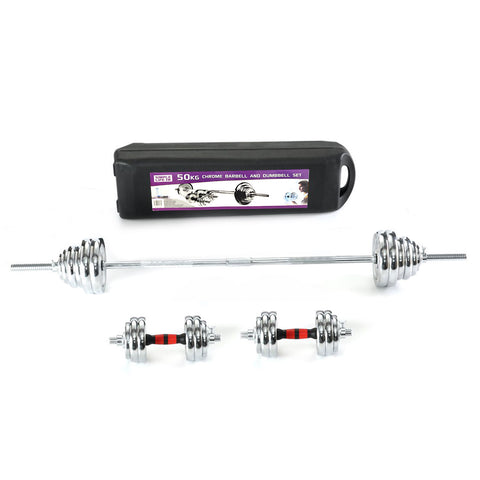 50KG adjustable weight barbell