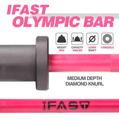 IFAST pink barbell for women