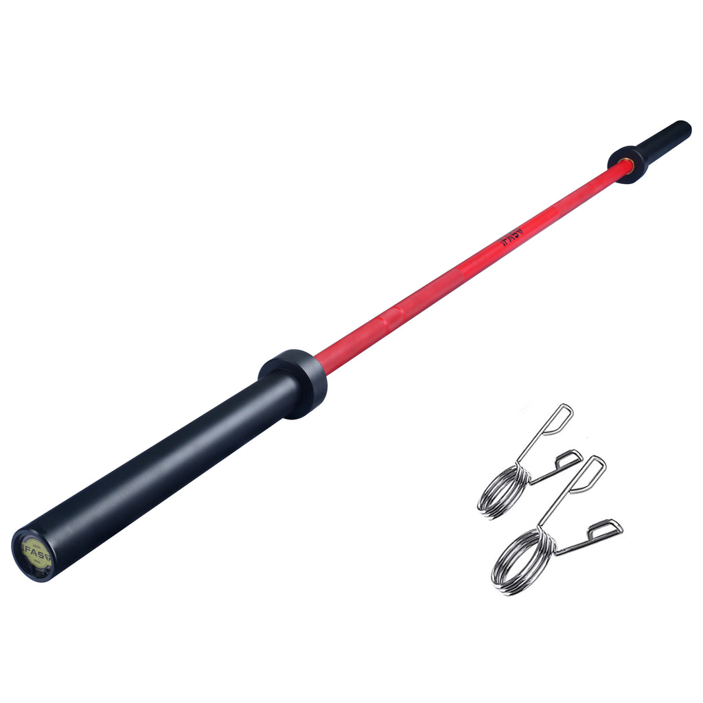 ifast 7.2ft red barbell