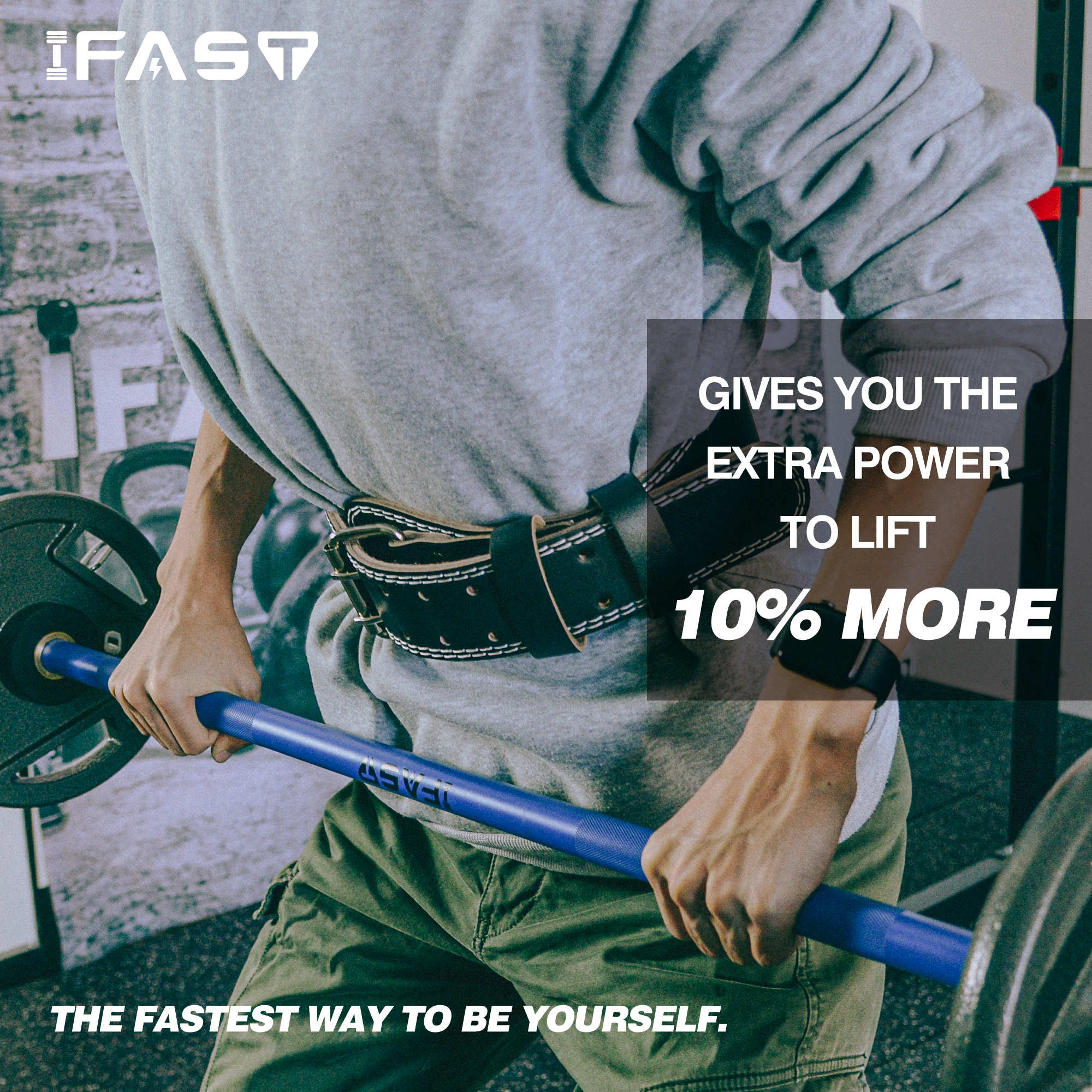 IFAST Leather Weight Lifting Belt