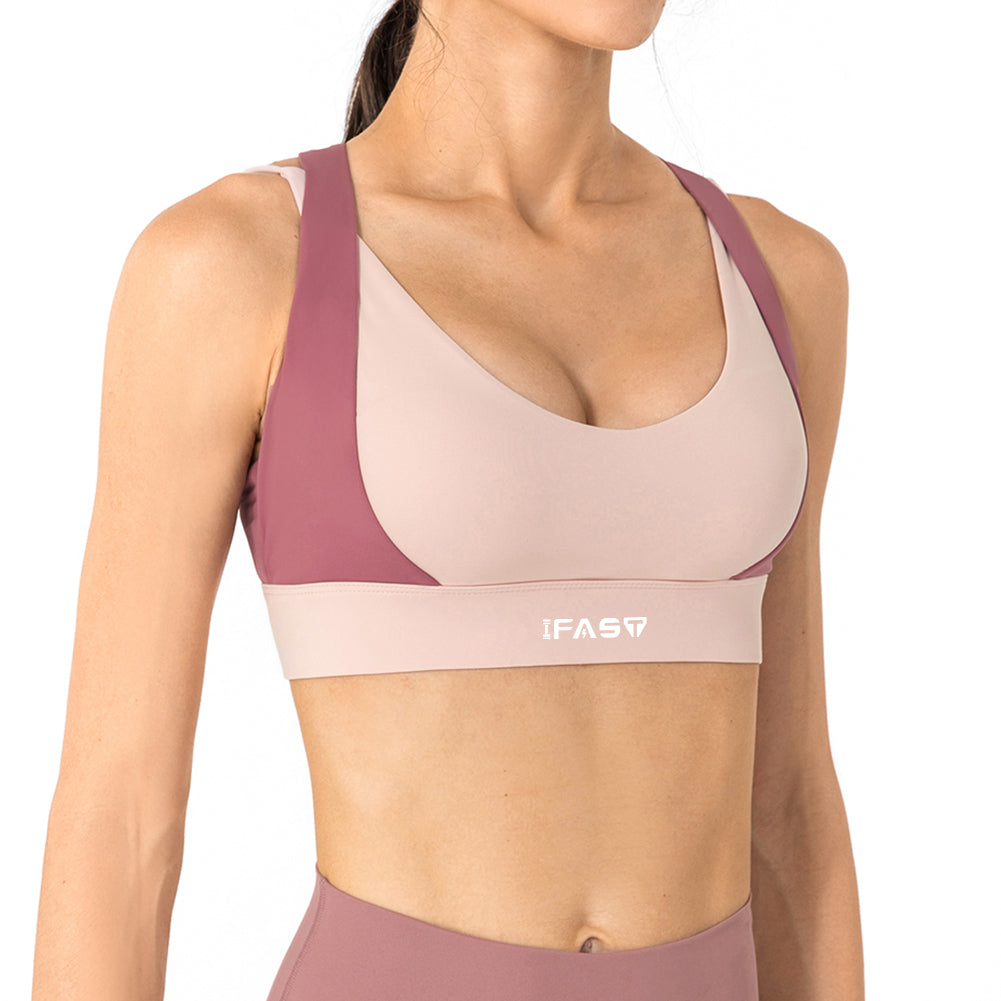 pink sports bras for women