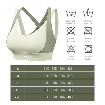IFAST sports bra size