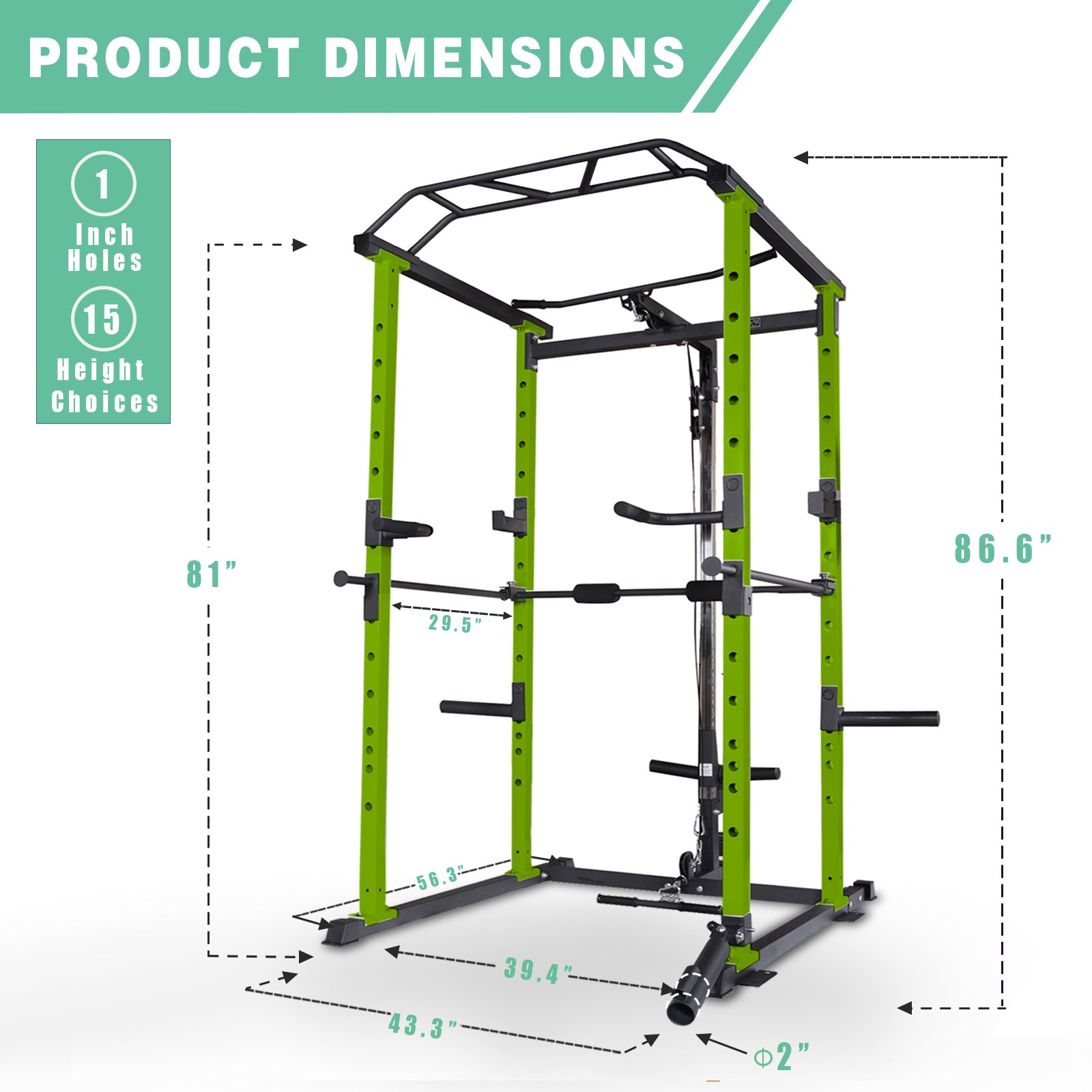 IFAST green power cage dimensions