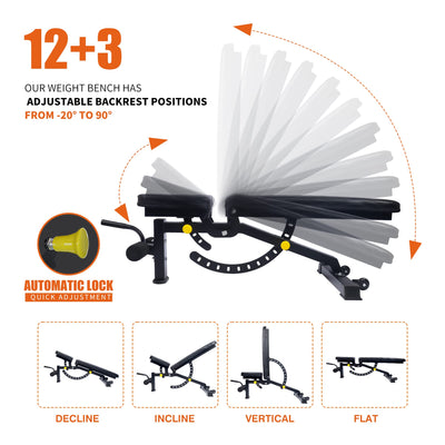 IFAST black weight bench