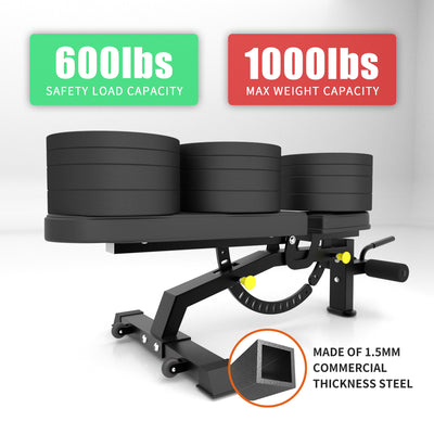 IFAST adjustable weight bench with 1000LBS max weight capacity